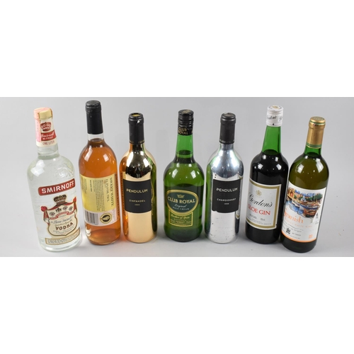 89 - A Collection of Various White Wines and Spirits