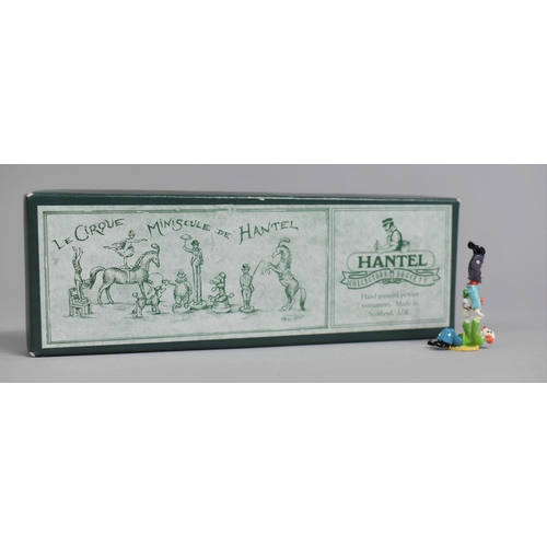 28 - A Boxed Hantel Set of Painted Pewter Figures, Le Cirque, Miniscule De Hantel, Comprising 12 Figures