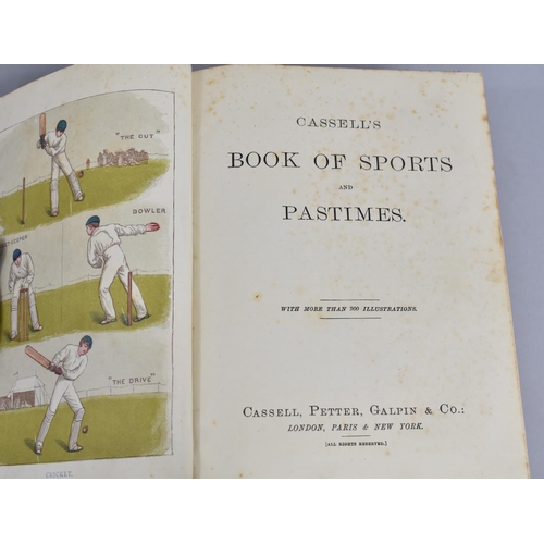 112 - A Victorian Bound Volume, Cassell's Book of Sports and Pastimes