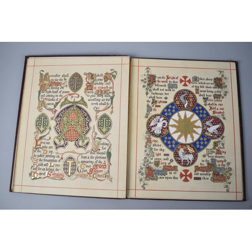 123 - A Bound Volume, Sequence of Symbols, Designed and Illuminated by Francis Gunning and Lithographed an... 