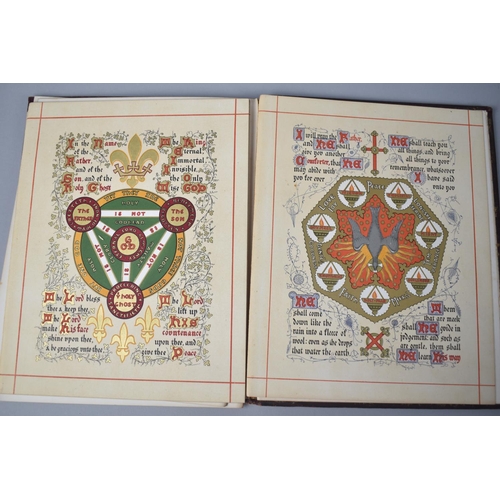 123 - A Bound Volume, Sequence of Symbols, Designed and Illuminated by Francis Gunning and Lithographed an... 