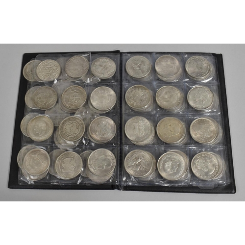 247 - An Album Containing Large Quantity of What Appear to Be Replica Silver Coins