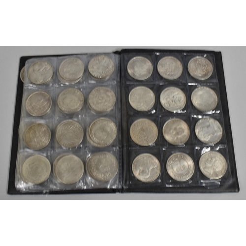 247 - An Album Containing Large Quantity of What Appear to Be Replica Silver Coins