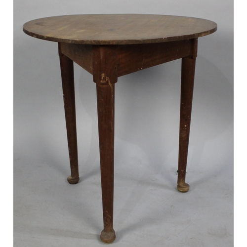 484 - A Vintage Mahogany Cricket Table, 61cms Diameter