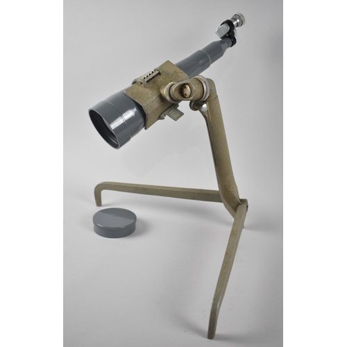 76 - A Vintage Metal Spotting Scope on Tripod