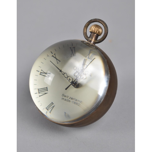 11 - A Reproduction Novelty Desktop Ball Watch, Working Order