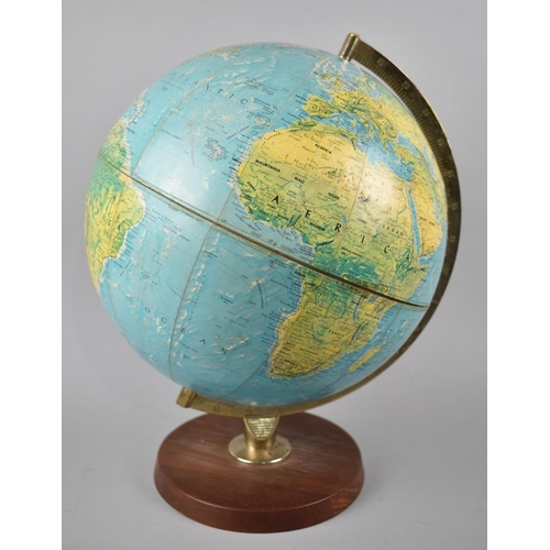 114 - A Mid 20th Century Table Globe by George Philips and Son, 39cms High