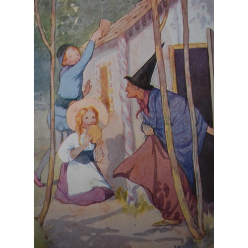 154 - A Set of Three Framed Margaret Tarrant Fairy Tale Prints, Each 11x14cm