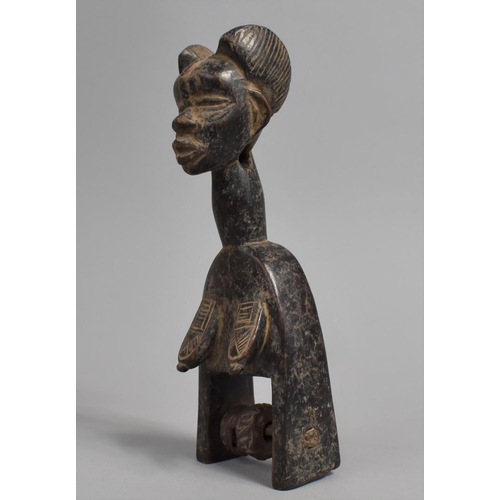 161 - A 19th/20th Century Carved Tribal Figure, Possibly Senufo Tribe, 20cm high