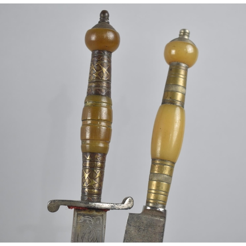 166 - Two Vintage Brazilian Daggers, the 