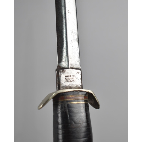 169 - A Vintage William Rodgers Bowie Knife, 25cm long