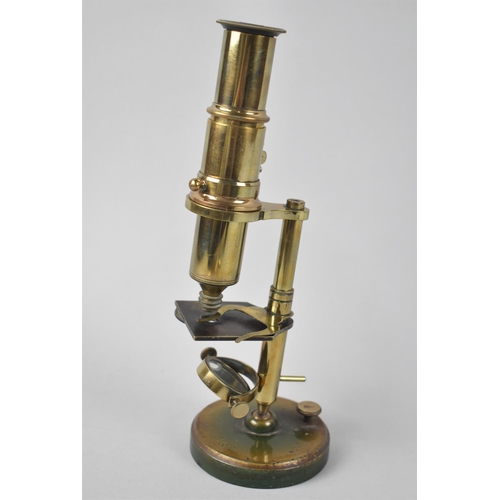 19 - A 19th Century Brass Field Microscope