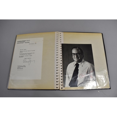 196 - Three Photograph Albums Containing Photos and Hand Written Letters from TV Stars, C.1970's, Some Aut... 