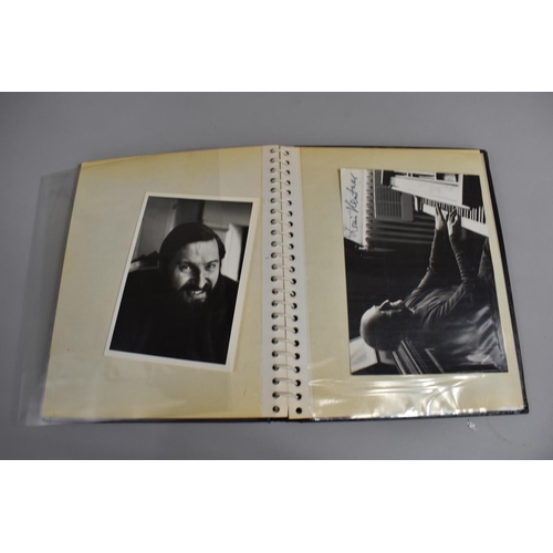 196 - Three Photograph Albums Containing Photos and Hand Written Letters from TV Stars, C.1970's, Some Aut... 