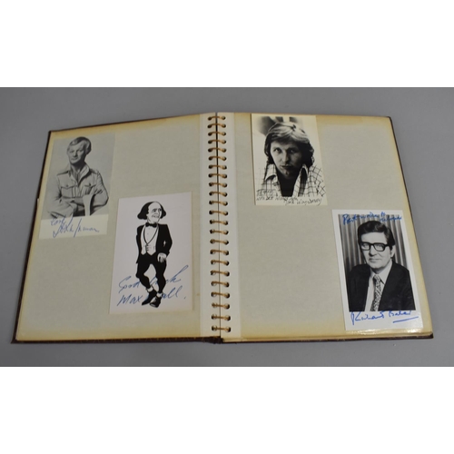 196 - Three Photograph Albums Containing Photos and Hand Written Letters from TV Stars, C.1970's, Some Aut... 