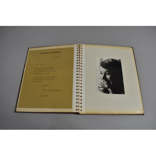 196 - Three Photograph Albums Containing Photos and Hand Written Letters from TV Stars, C.1970's, Some Aut... 