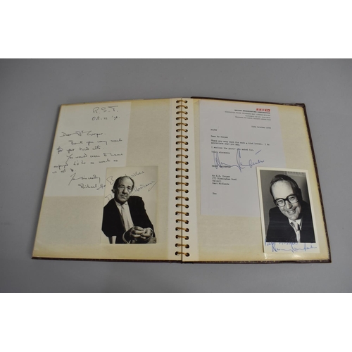 196 - Three Photograph Albums Containing Photos and Hand Written Letters from TV Stars, C.1970's, Some Aut... 