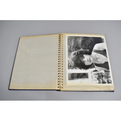 196 - Three Photograph Albums Containing Photos and Hand Written Letters from TV Stars, C.1970's, Some Aut... 