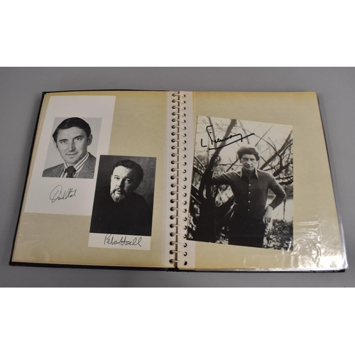 196 - Three Photograph Albums Containing Photos and Hand Written Letters from TV Stars, C.1970's, Some Aut... 