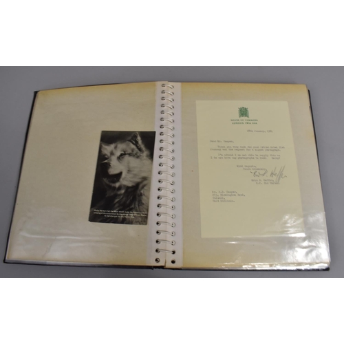 196 - Three Photograph Albums Containing Photos and Hand Written Letters from TV Stars, C.1970's, Some Aut... 