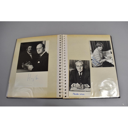 196 - Three Photograph Albums Containing Photos and Hand Written Letters from TV Stars, C.1970's, Some Aut... 