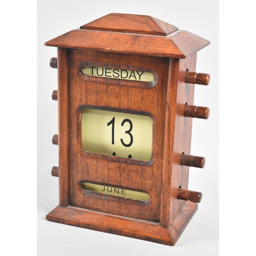 4 - A Reproduction Desktop Perpetual Calendar, 22cms High