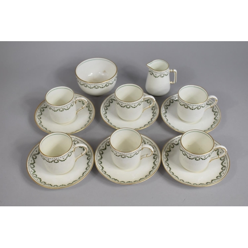 255 - A Collection of Various Ceramics to Comprise Hammersley Gilt and White Coffee Can and Saucer, Bellee... 