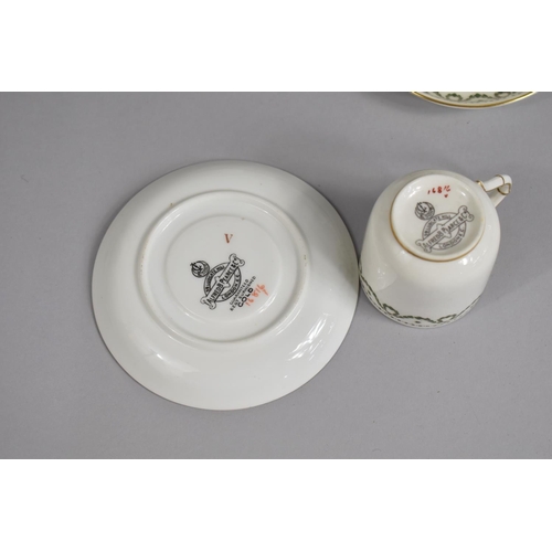 255 - A Collection of Various Ceramics to Comprise Hammersley Gilt and White Coffee Can and Saucer, Bellee... 