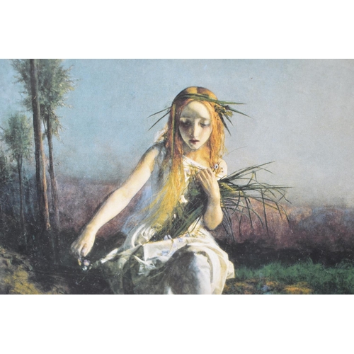 268 - A Framed Print After Arthur Hughes, 