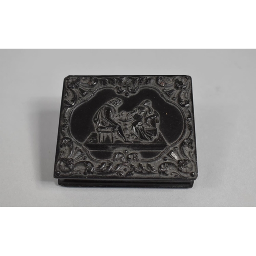 29 - A Late 19th Century Daguerreotype Photo Frame with Moulded Decoration, AF, 7.5cms High