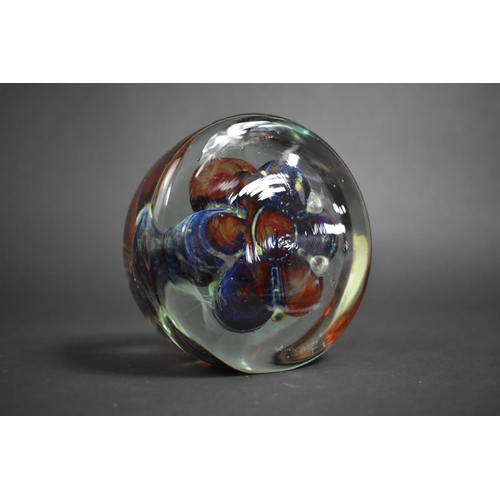 365 - A Mdina Glass Paperweight, 11cm high