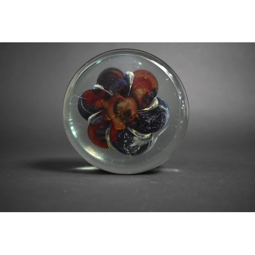 365 - A Mdina Glass Paperweight, 11cm high