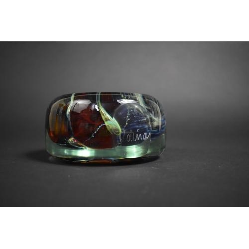 365 - A Mdina Glass Paperweight, 11cm high