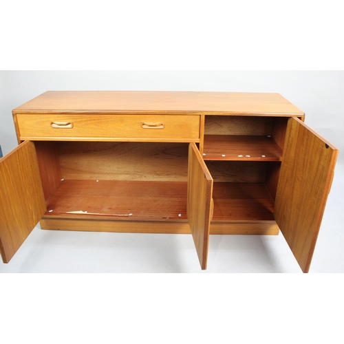 441 - A G-plan Sideboard with Side Cupboard and Single Drawer, 138cms Wide