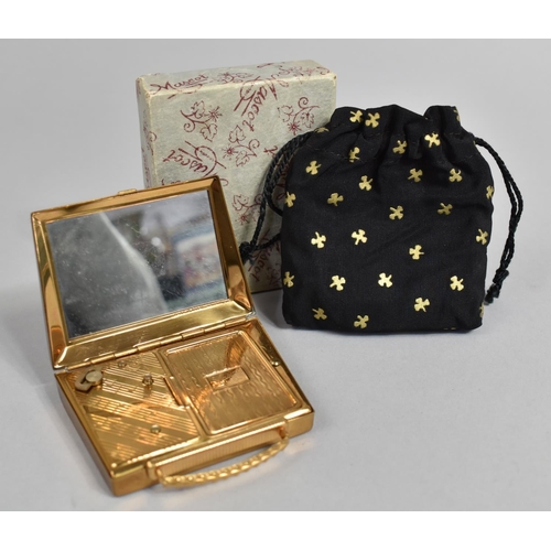 8 - A Mid 20th Century Thorens Musical Powder Compact in the Form of a Ladies Handbag Playing 