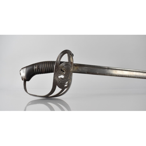 131 - A WWI German 1889 Pattern Prussian Cavalry Sword, The Blade Inscribed for Weyersberg Kirschbaum and ... 