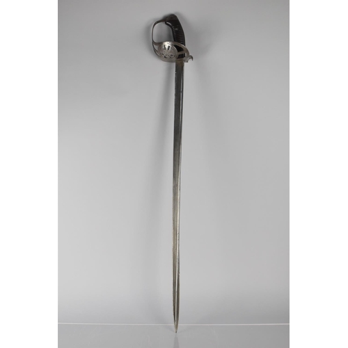 131 - A WWI German 1889 Pattern Prussian Cavalry Sword, The Blade Inscribed for Weyersberg Kirschbaum and ... 