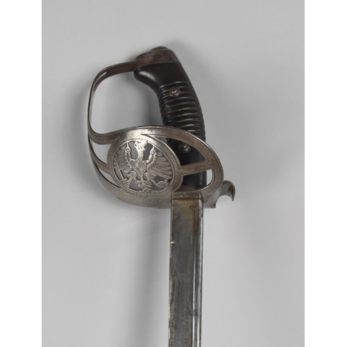 131 - A WWI German 1889 Pattern Prussian Cavalry Sword, The Blade Inscribed for Weyersberg Kirschbaum and ... 