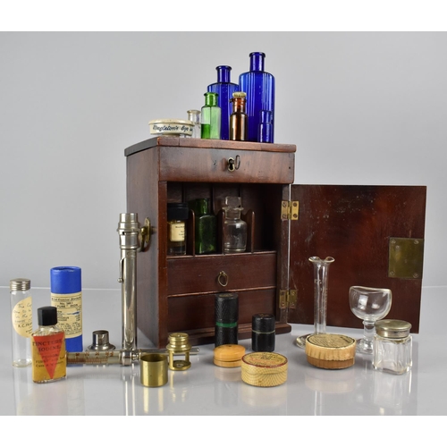 Sold at Auction: Antique Medicine Bottles in a Fitted Case