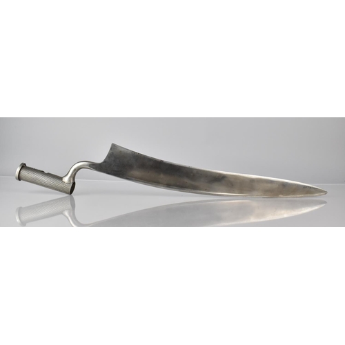 119 - A Replica Kukri Socket Bayonet with Curved Blade, Overall Length 56cms