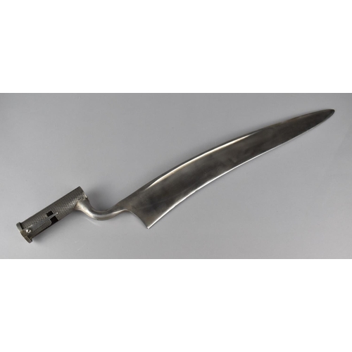 119 - A Replica Kukri Socket Bayonet with Curved Blade, Overall Length 56cms