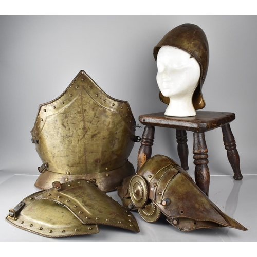 145 - A Vintage Reproduction Set of Medieval Style Armour