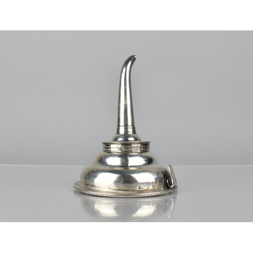 231 - A Georgian Silver Wine Funnel, 12cms High, 9cms Diameter and 84gms