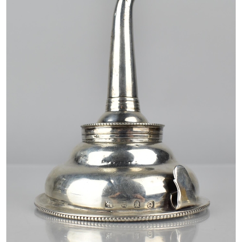 231 - A Georgian Silver Wine Funnel, 12cms High, 9cms Diameter and 84gms