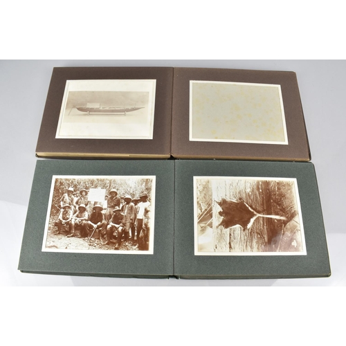 150 - Two Early 20th Century Photograph Albums Detailing African Flora and Fauna, People and Artwork relat... 