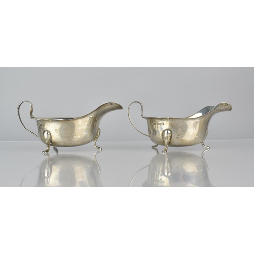 250 - A Pair of George V Sauce Boats by Robinson and Co Ltd, Sheffield 1934, 213gms