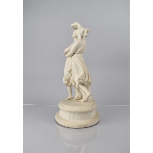 268 - A Parian Study, The Three Graces, 31cms High, Condition Not Perfect with Slight Damage to Feet and F... 