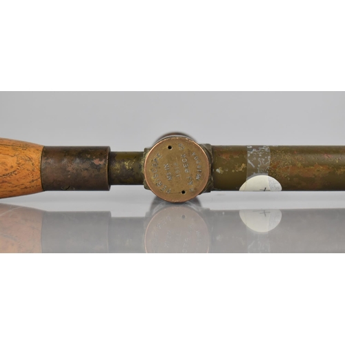 124 - A WWI Period Periscope by R and JW Beck Ltd Dated 1918, No 19904, 59cms Long