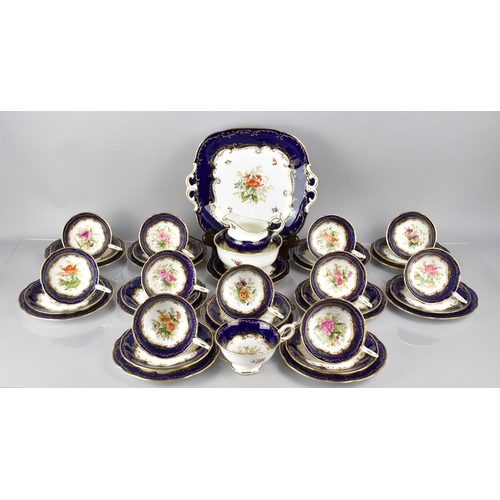 271 - A Late 19th/Early 20th Century Coalport Tea Service to comprise Twelve Saucers, Cups and Side Plates... 