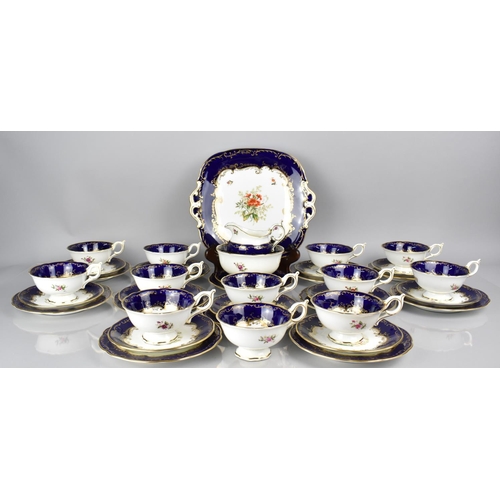 271 - A Late 19th/Early 20th Century Coalport Tea Service to comprise Twelve Saucers, Cups and Side Plates... 